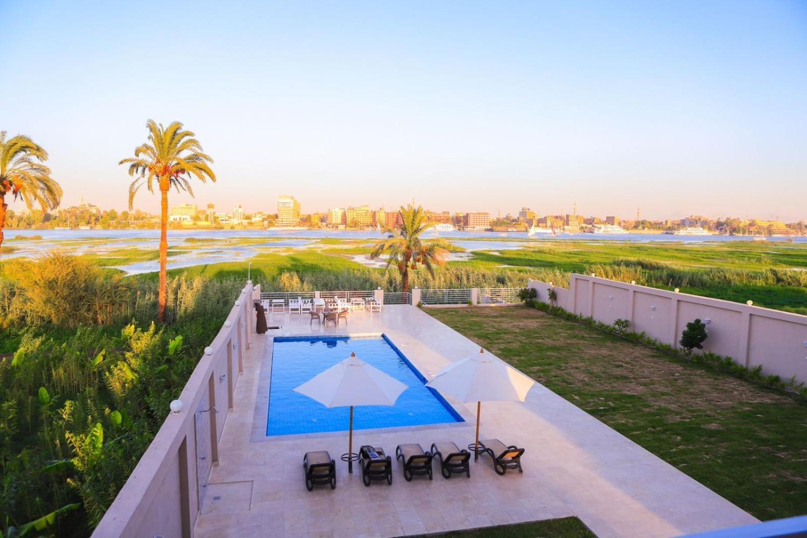 Royal Nile Villa - Pool View Apartment 1 الأقصر المظهر الخارجي الصورة